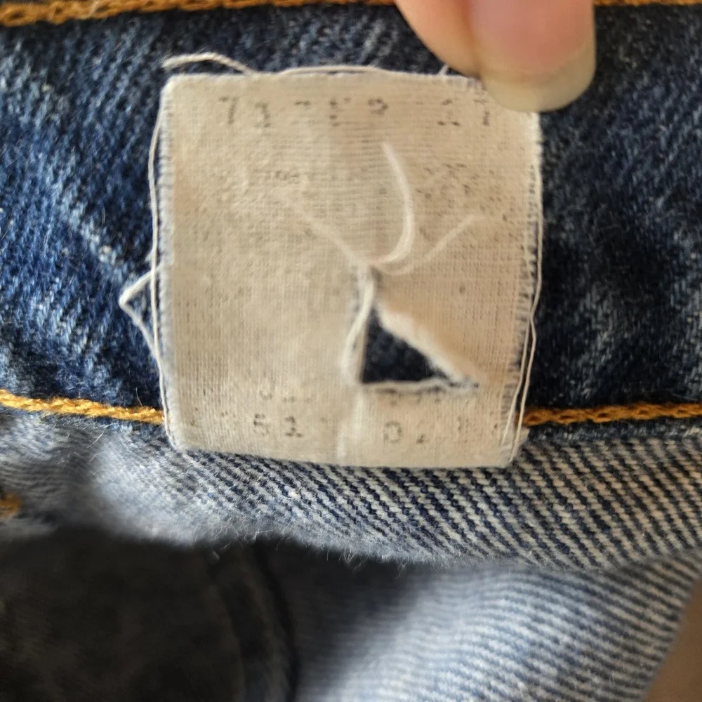VTG Levi's Orange Tab Straight Leg Jeans Men's W36 L33 Blue Denim Made in USA